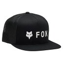 FOX RACING(フォックスレーシング) アブソリュート メッシュ スナップバックハット メッシュ ブラック C0670 バイク その他アパレル関連