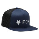 FOX RACING(フォックスレーシング) アブソリュート メッシュ スナップバックハット メッシュ ミッドナイト C0673 バイク その他アパレル関連