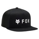 FOX RACING(フォックスレーシング) ユース アブソリュート メッシュ スナップ バックハット ブラック C0682 バイク その他アパレル関連