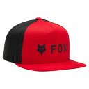 FOX RACING(フォックスレーシング) ユース アブソリュート メッシュ スナップ バックハット フレイムレッド C0683 バイク その他アパレル関連