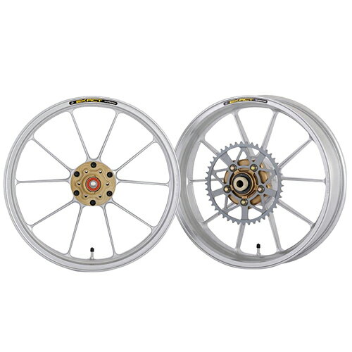 ADVANTAGE EXACT(アドバンテージ イグザクト) EXACT II RACING10 フル鍛造アルミホイール シルバー 5410R-K013-2SS バイク