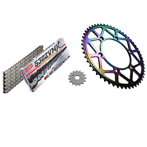 ADVANTAGE(アドバンテージ) XAM&DID ドライブチェーン&前後スプロケットキット(タフライトスチール) スチール XTS009-2B バイク 駆動系セット