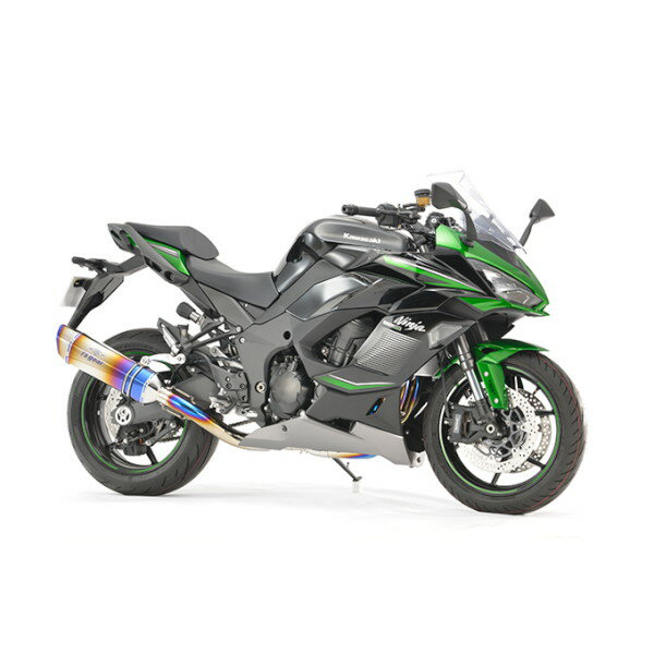 R’s Gear(アールズギア) GPスペック フルエキゾースト シングル Sタイプ チタンドラッグブルー Ninja1000SX GK41-TSSD バイク カスタムマフラー