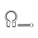 CATEYE(キャットアイ) HP-5 取付バンド(φ19.0〜22.8mm) ブラック 自転車 サイクルコンピューター部品
