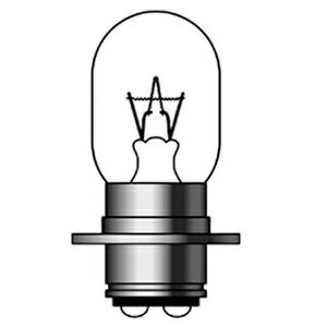 M＆H バイク ヘッドライト球 B2002 6V15/15W P15D25-1 B-2002