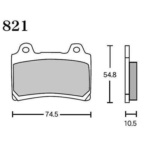 RK Japan(アールケー・ジャパン) バイク FA5 821 ブレーキパッド 821FA5 TZR250’85～’88、FJ1200’88～’94、XJR1200’94(F)