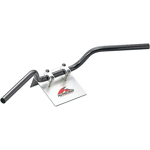 HURRICANE ヨーロピアン1型 ハンドル ブラック HB0009B-01 バイク ハンドルバー