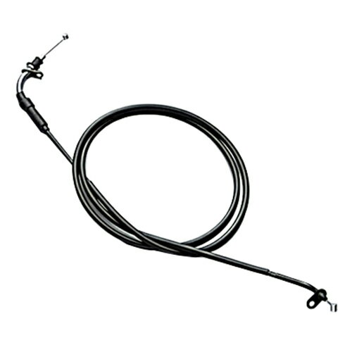 HURRICANE HB6406 ロング スロットルケーブル ブラック バイク