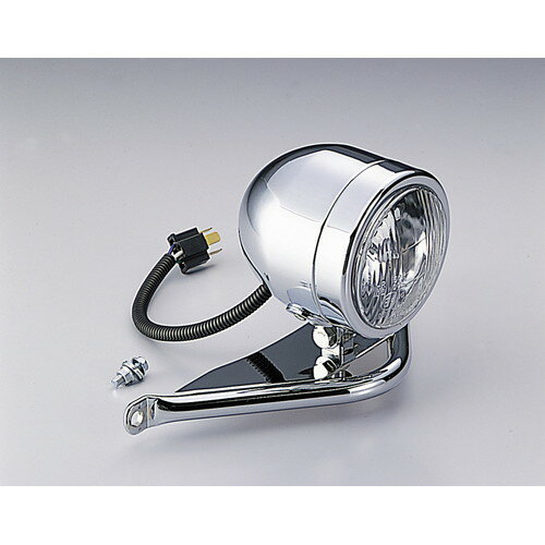 HURRICANE(ハリケーン) バイク ヘッドライト HA5731 4インチ ブレットライトkit クロームメッキ FTR223 CB223S