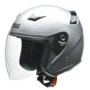 リード工業(LEAD) STRAX(ストラックス) SJ-8 ジェットヘルメット シルバー M バイク