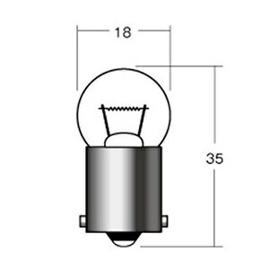 ライト・ランプ, ウインカー MH 12V23W BA15S 1P5115 WH