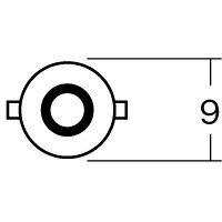 M&H バイク メーター球 6V1.7W BA...の紹介画像2