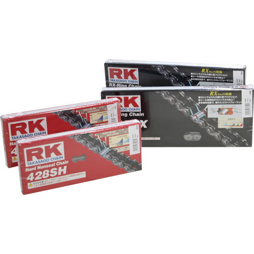 RK Japan(アールケー・ジャパン) バイク チェーン RXWシリーズ 520RXW-120L XWリング スチール