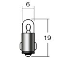 12V2W A7614 BA7S RE バイク