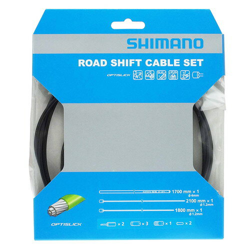 SHIMANO シマノ 自転車 シフト用ケーブル シフトケーブルセット BK ロード OPTISLICK Y60198010