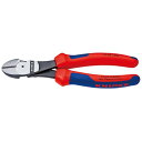 KNIPEX(クニペックス) 7402-250 強力型斜ニッパー(硬線用) (SB)