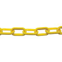 TRUSCO(トラスコ) プラチェーン イエロー 8mm×3m TPCB8-3Y 防犯・防災用品(3)