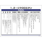 日本緑十字社 作業・保安用品 特定化学物質標識 1,2-ジクロロエタン 450×600mm 35324