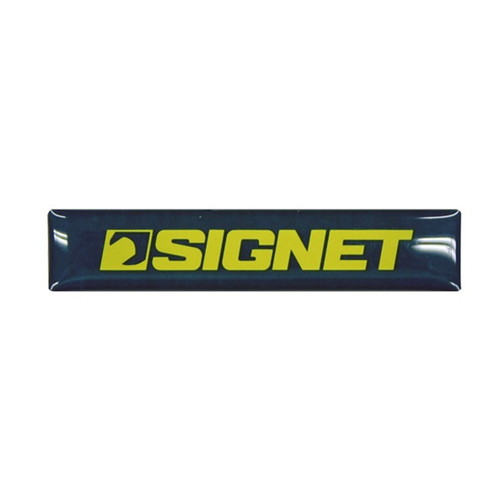 SIGNET(シグネット) バイク 外装 デカール・ステッカー・エンブレム SIGNETエンブレム(65×13MM)新 99938