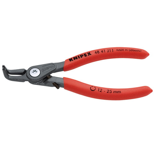 KNIPEX(クニペックス) 穴用精密スナップリングプライヤー 曲(ストッパー付) 4841-J11