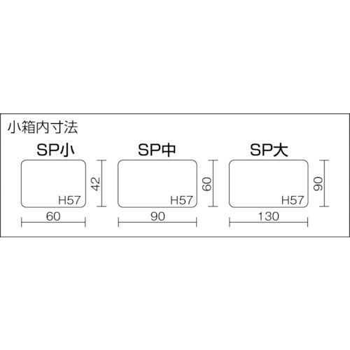 リングスター ガレージ 工具箱・ツールバッグ SP-S MR.パーツケース用(50X70X63)