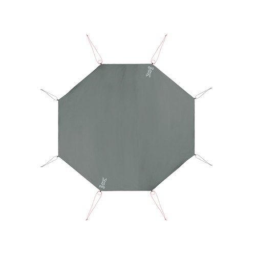 DOD ワンポールテント用グランドシート(8人用) GS8-563-GY アウトドア用品