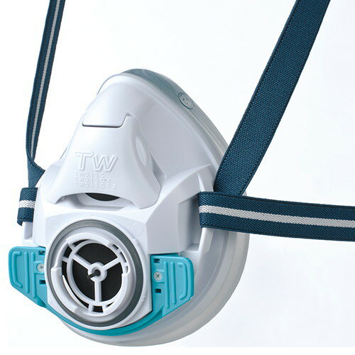 SK11 TwoWay 防じん・防毒マスク ホワイト M-100-WH 衛生用品