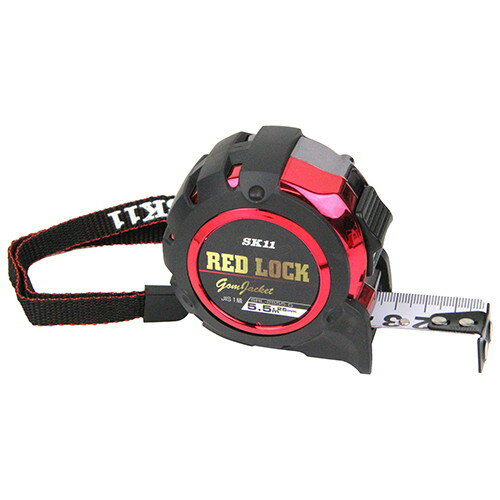 SK11 レッドロック 25mm巾×5.5m SRL-2555-G 測定計量器 ゲージ・スケール・ノギス・メジャー