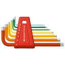 PB SWISS TOOLS(ピービースイスツールズ) 210H-6RB ホルダー付レインボーレンチセット パックなし 210.H-6RB 六角棒レンチ