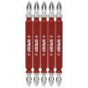 SK11(エスケーイチイチ) 六角軸 ドライバービット Spider 日本製 SPD-285-5 +2×85mm 5個入 電動工具