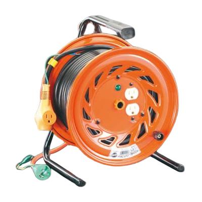 ESCO(エスコ) コードリール AC100V/15A/30m(元置型アース付) EA815DP-1 電気・延長コード