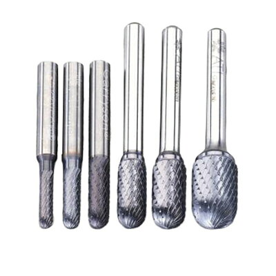 ESCO(エスコ) 超硬バーセット TiAINコート 6本組/6mm軸 EA819V-17 グラインダー用