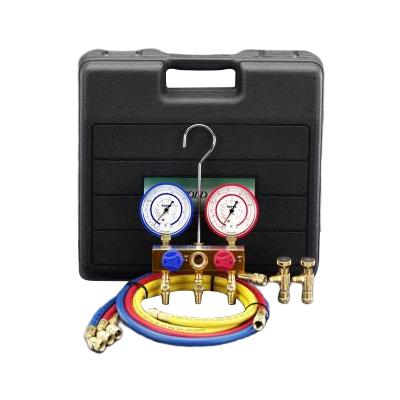 ESCO(エスコ) ボールバルブ式ゲージマニホールド(R404A・R407C) EA101LR-1 自動車