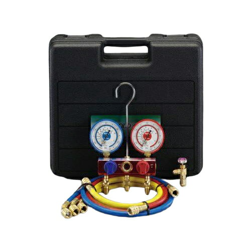 ESCO(エスコ) ボールバルブ式ゲージマニホールドキット(R410A) EA101TR-5 自動車