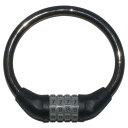 J&C(ジェィアンドシー) JC-001W 可変式ダイヤル錠 300mm ブラック JC-001W(300) 自転車 ロック