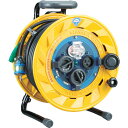 ハタヤリミテッド 防雨型ブレーカーリール 30m アース付 BF-301K 電気・延長コード