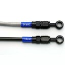 SWAGE-LINE(スウェッジライン) フロントホースキット ブラック/クリア DR250R 95 BAF480 バイク ブレーキホース