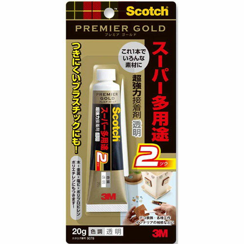 3M スーパー多用途 超強力接着剤 透明 9078