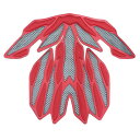 OGK KABUTO(オージーケーカブト) STEAIR-X専用 A.I.ネット レッド 自転車 ヘルメットアクセサリー(4)