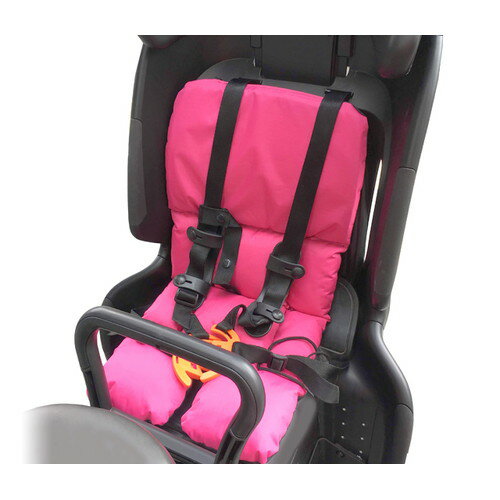 LAKIA チャイルドシート用クッション 前後兼用 ブラック 228099 自転車 子供乗せクッション・ベルト 2