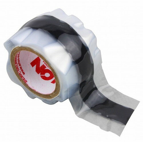 POSH Faith(ポッシュフェイス) シリコンゴムテープ 12.5mmブラック 183cm/T0/5 090075-T5 バイク 収縮..