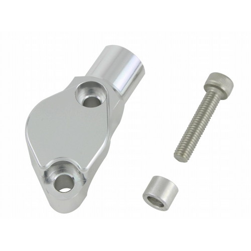 POSH Faith(ポッシュフェイス) ブレンボレーシングタイプ ミラーアダプター ブレーキマスターシリンダー専用 シルバー 000704-03 バイク ハンドル回り