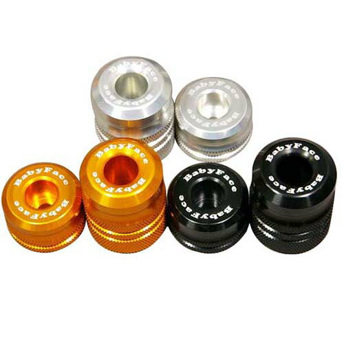 BABYFACE(ベビーフェイス) ハンドルバーエンドφ30 ショート ゴールド M6 005-BES06GD バイク