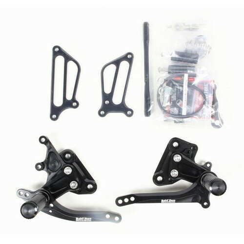 BABYFACE(ベビーフェイス) バックステップ/BLK 6P VFR800 02-09/VFR800F 14- シフターSW無し 002-H011BKa バイク