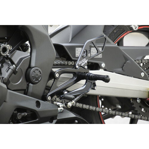 OVER(オーヴァー) バックステップ 4P BLK CBR250RR 17- 51-02-01B バイク