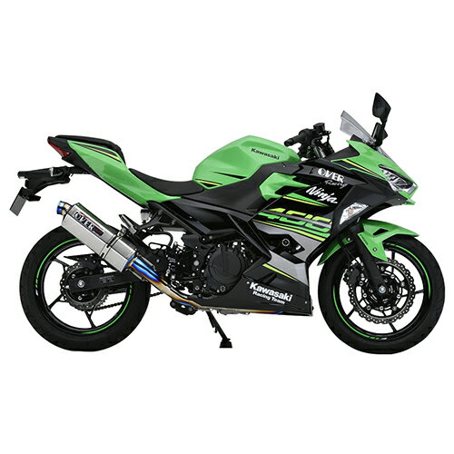 OVER(オーヴァー) TT-Formula フルチタン 2-1 Ninja400 18 25-722-01 バイク カスタムマフラー