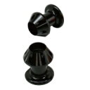 ACTIVE(アクティブ) ファッションフック BLK 2個入り M6 1992002 バイク 荷掛けフック・ボルト