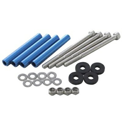 ACTIVE サイドカラー&ボルトセット 16ROW 4PC BLK 1051657 バイク オイルクーラーパーツ