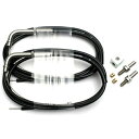 ACTIVE(アクティブ) 汎用スロットルワイヤー T-EVO 1400mm 2本入 1060300 バイク スロットルケーブル