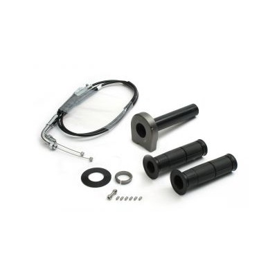 ACTIVE 車種別スロットルキット TYPE-2 巻取φ32/メッキ金具 シルバー MT-07/ABS(14-17) 1069984 バイク(2)